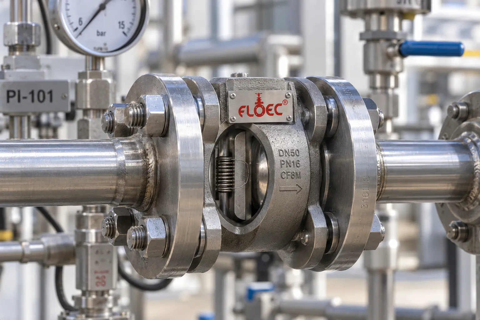 Single Disc Spring Loaded Check Valve